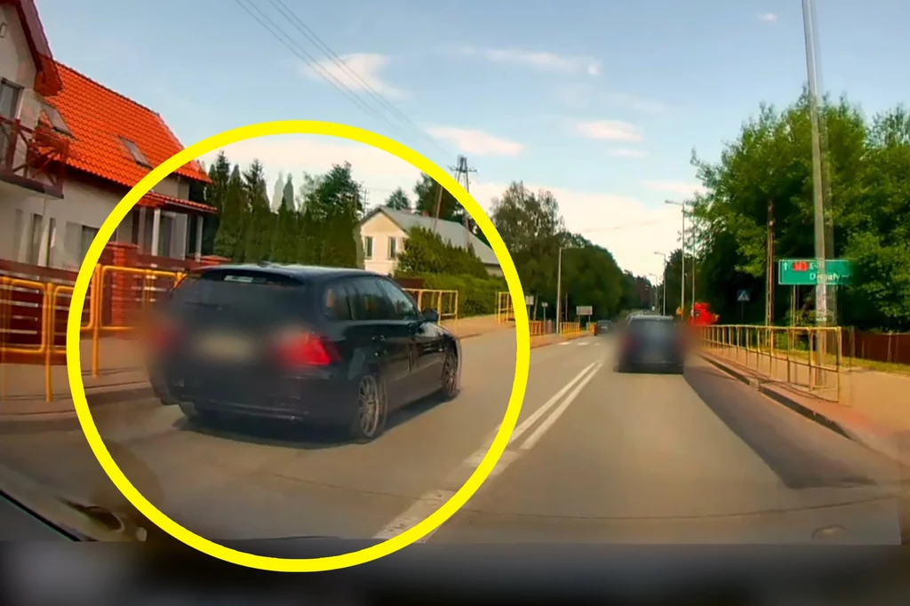 Nagrał film i wysłał na policję. Kierowca BMW stracił prawo jazdy 