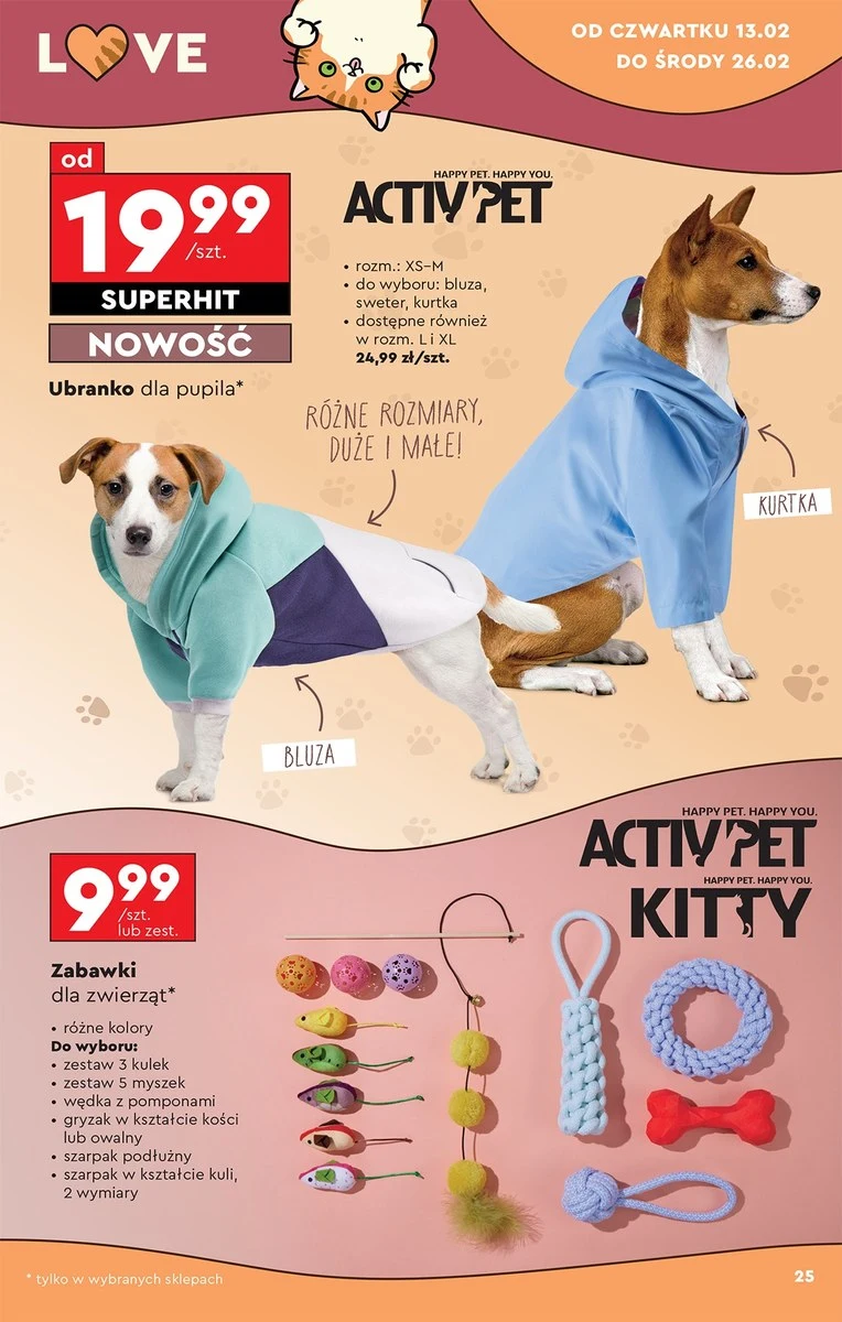 Inne akcesoria dla zwierząt w Biedronce 