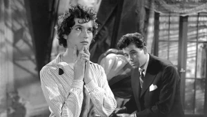 Maria Wachowiak i Tadeusz Janczar w filmie Wojciecha Jerzego Hasa "Pożegnania" (1958)