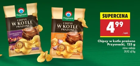 Przysnacki Chipsy w kotle prażone kwaśna śmietana 125 g
