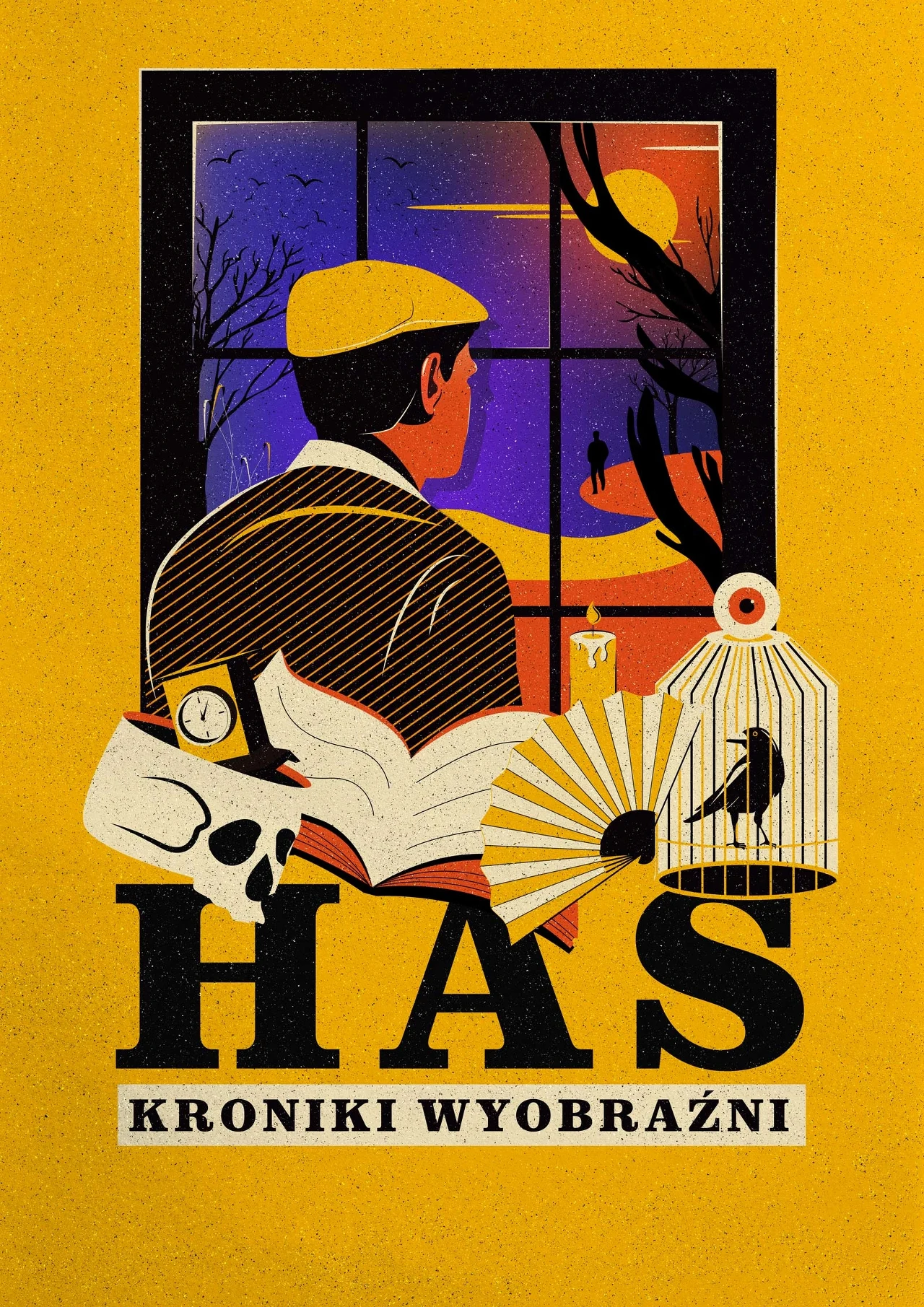 Plakat przeglądu "Has. Kroniki wyobraźni"