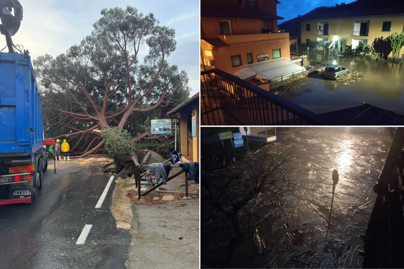 Ulewy, osuwiska i podtopienia na włoskiej wyspie Giglio. Wiele miejsc kraju ucierpiało z powodu fatalnej pogody Ulewy, osuwiska i podtopienia na włoskiej wyspie Giglio. Wiele miejsc kraju ucierpiało z powodu fatalnej pogody