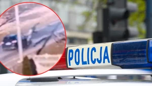 Rowerzysta cudem ocalał. Policja udostępnia nagranie