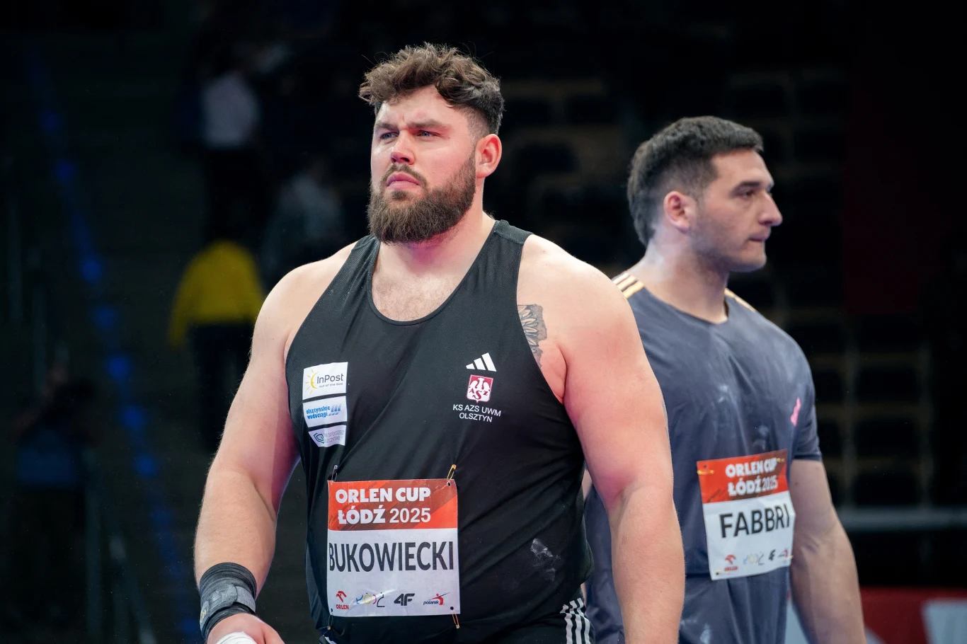 Konrad Bukowiecki i Leonardo Fabbri. W Łodzi lepszy był Polak, w Lievin zaś Włoch osiągnął najlepszy wynik na świecie w 2025 roku