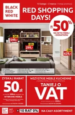 Do -50% na meble i dodatki! - Black Red White