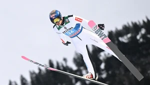 Maciej Kot podczas zawodów Pucharu Świata