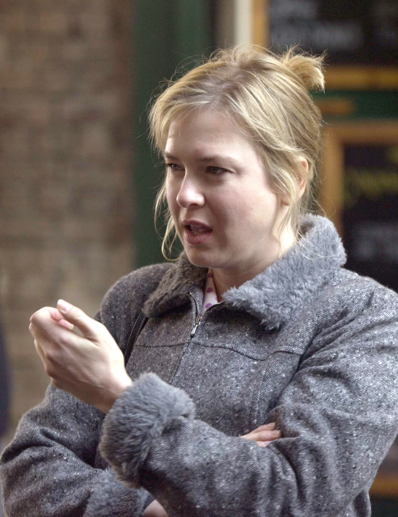 Renee Zellweger podczas zdjęć do drugiej części serii o Bridget Jones