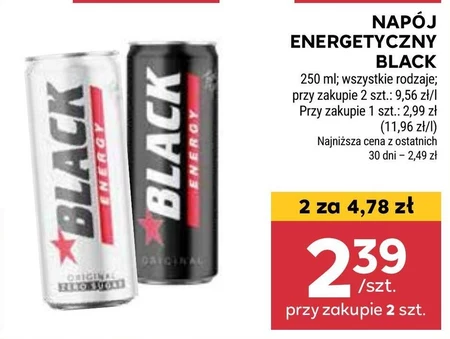 Napój energetyczny Black