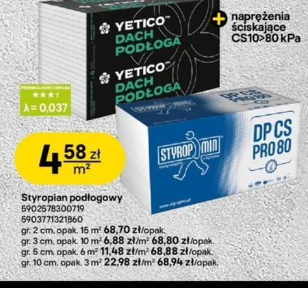 Płyta styropianowa Yetico