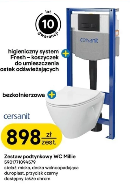 Zestaw podtynkowy Cersanit