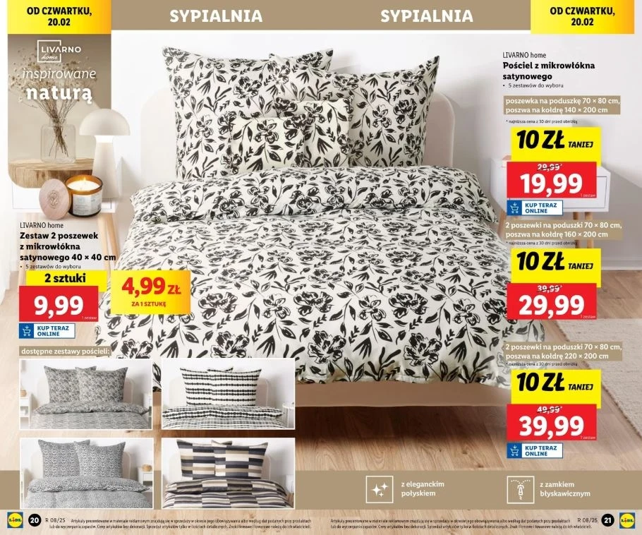 Lidl oferuje pościele 10 zł taniej!