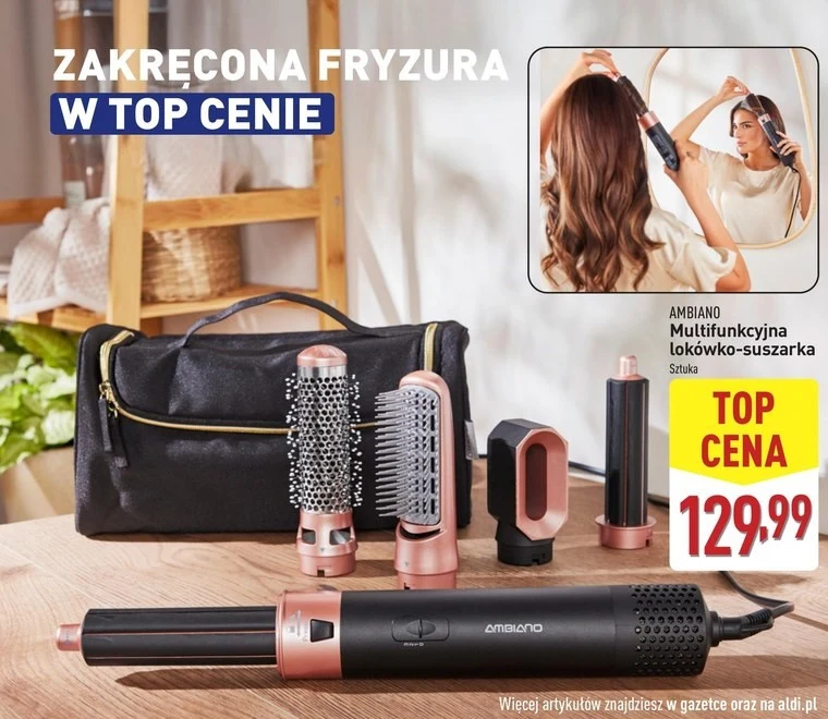 Popularna lokówko-suszarka Ambiano ponownie w ALDI! 