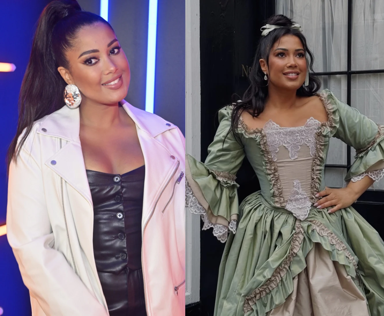 Patricia Kazadi na planie serialu "Bridgertonowie" /Instagram:@kazadi_official Patricia Kazadi na planie serialu "Bridgertonowie" /Instagram:@kazadi_official