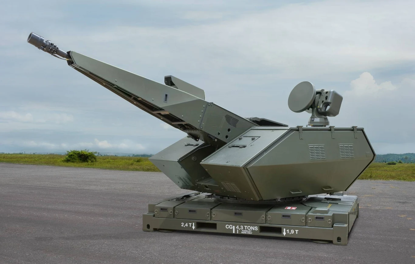 System obrony Skynex działa w Ukrainie. System obrony Skynex działa w Ukrainie.