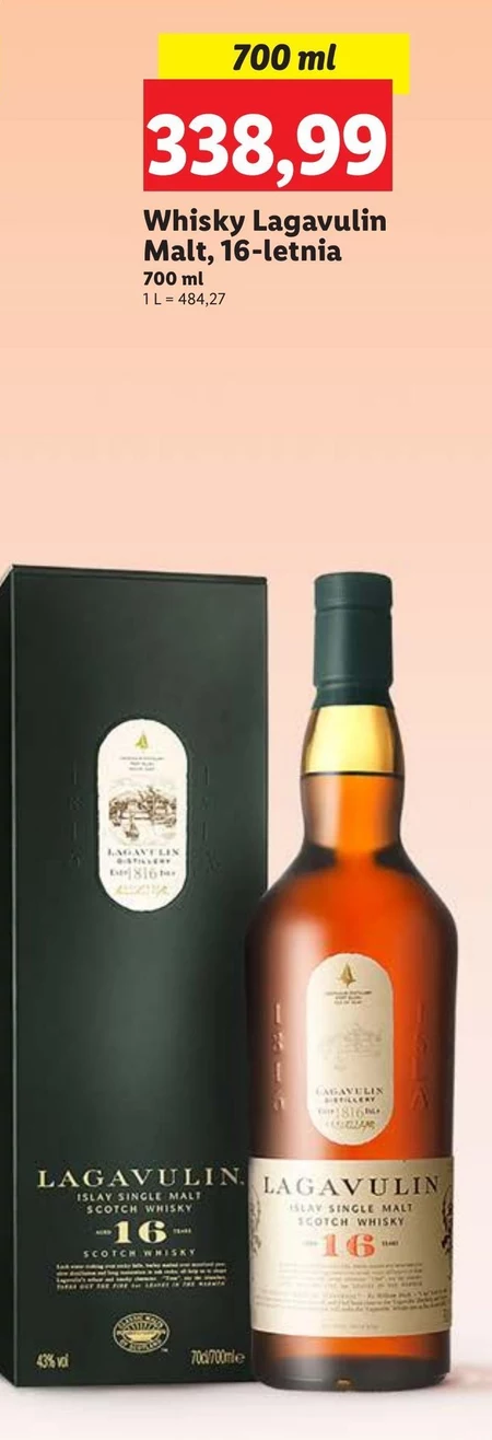 Lagavulin 16 YO Single Malt Whisky 700 ml