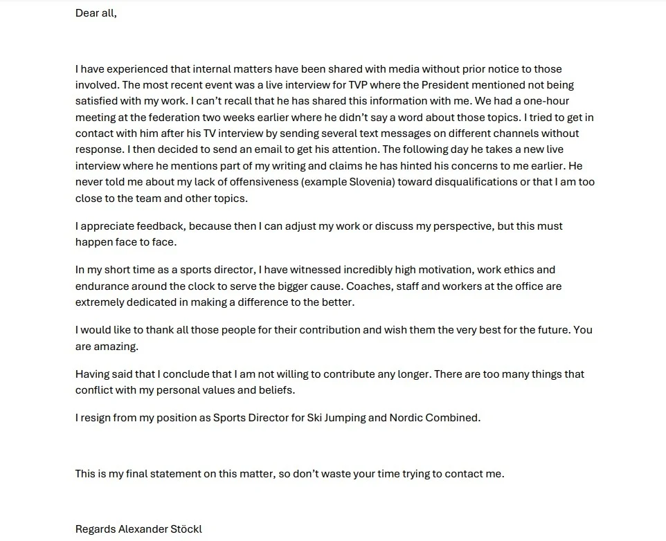 Oświadczenie Alexandra Stoeckla