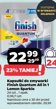 Kapsułki do zmywarki Finish