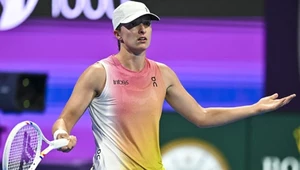 Iga Świątek rywalizowała z Jeleną Ostapenko o awans do finału WTA 1000 w Dosze