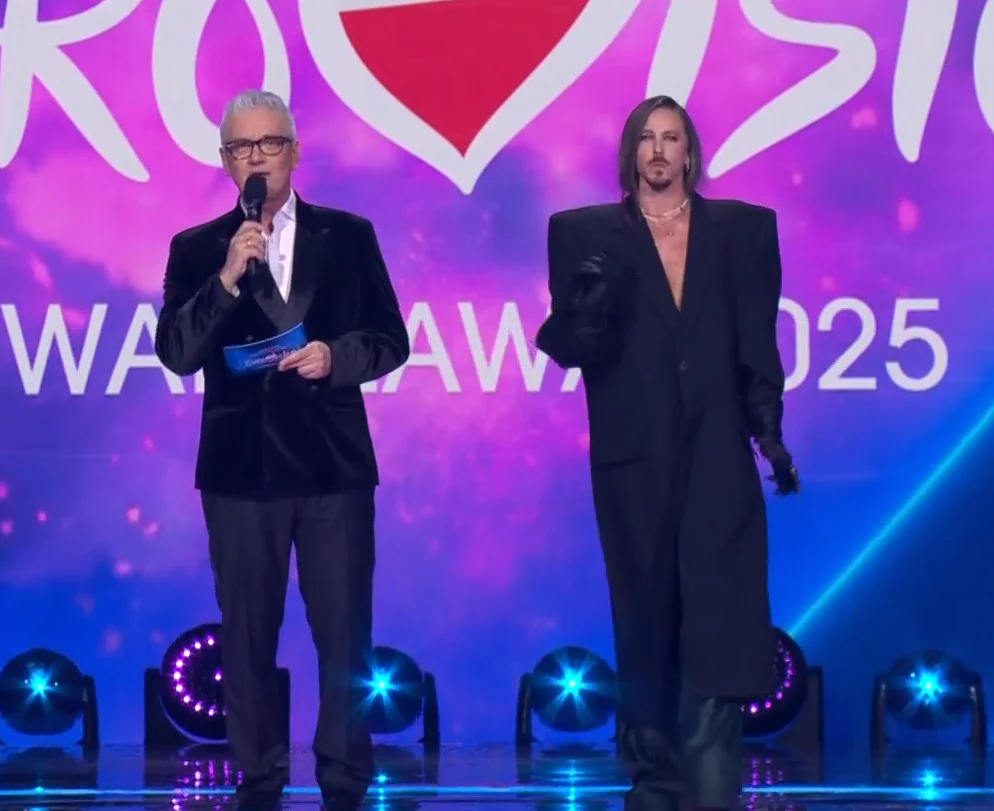 Artur Orzech, Michał Szpak Eurowizja 2025 Artur Orzech, Michał Szpak Eurowizja 2025