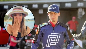 Na zdjęciu: Piotr Pawlicki, a w kółeczku Oliwia Sawczak.