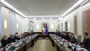Posiedzenie rządu w siedzibie Kancelarii Prezesa Rady Ministrów w Warszawie