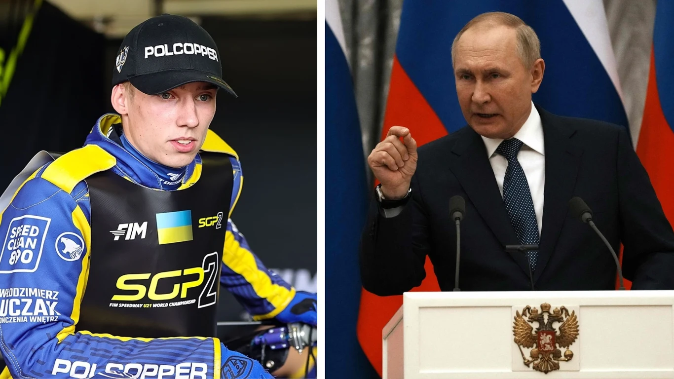 Nazar Parnicki oraz Władimir Putin Nazar Parnicki oraz Władimir Putin