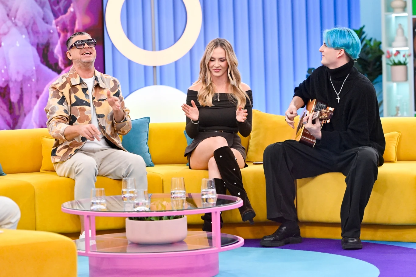 Deznzel i Tribbs z żoną