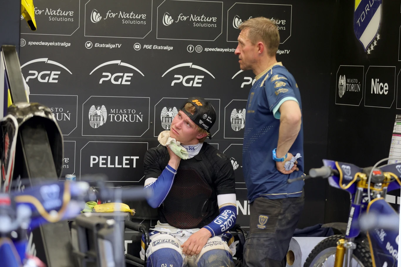 Mateusz Cierniak z tatą Mirosławem. Mateusz Cierniak z tatą Mirosławem.