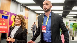 Marcin Gortat z żoną
