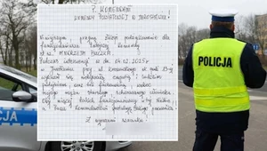 Policjant wystawił kierowcy mandat. Po kilku dniach przyszedł zaskakujący list