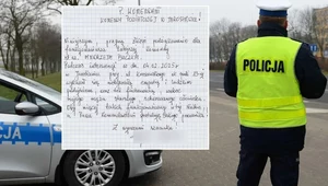 Policjant wystawił kierowcy mandat. Po kilku dniach przyszedł zaskakujący list