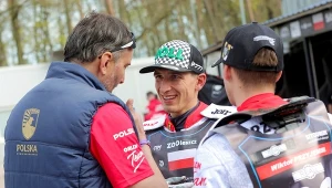 Piotr Pawlicki podczas narady z Rafałem Dobruckim i Wiktorem Przyjemskim