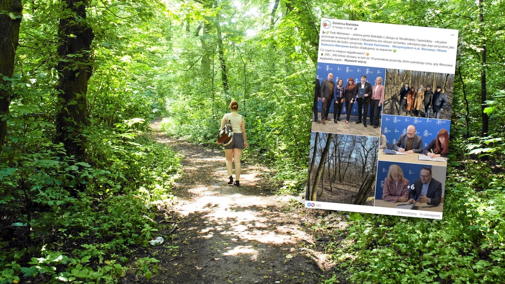 Zaniedbany park wróci w ręce dzielnicy Białołęka w Warszawie