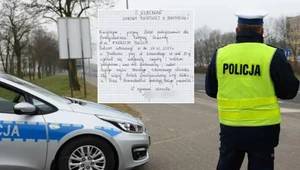 Policjant wystawił kierowcy mandat. Po kilku dniach przyszedł zaskakujący list