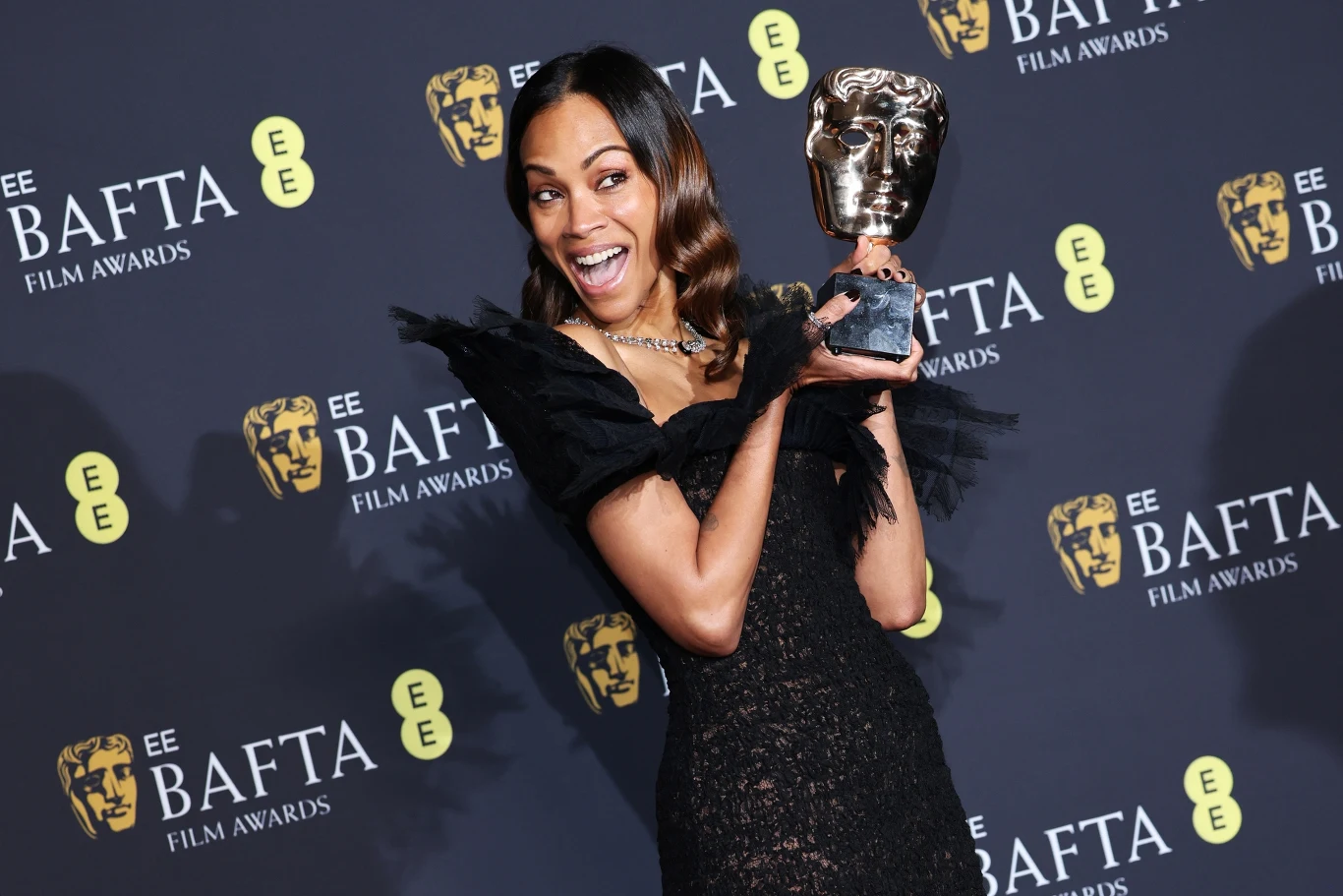 Zoe Saldaña z nagrodą BAFTA za drugoplanową rolę w filmie "Emilia Pérez"
