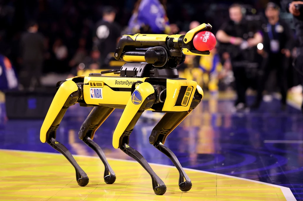 Jeden z robotów zaprezentowanych podczas Meczu Gwiazd Jeden z robotów zaprezentowanych podczas Meczu Gwiazd