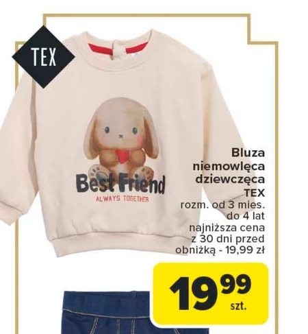 Bluza niemowlęca TEX