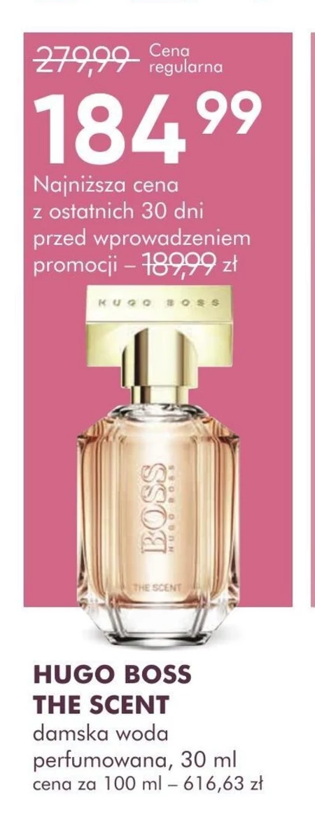 Woda perfumowana damska Hugo Boss