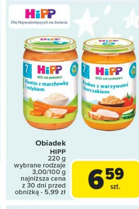 HiPP Risotto z brokułami i królikiem po 7. miesiącu 220 g