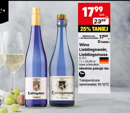 Wino półsłodkie Lieblingswein