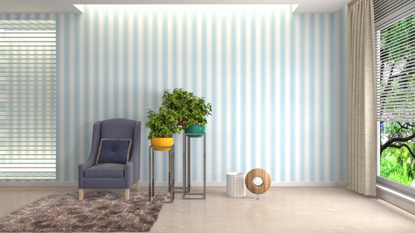 Dobrze dobrana tapeta nadaje wnętrzu nowy wygląd