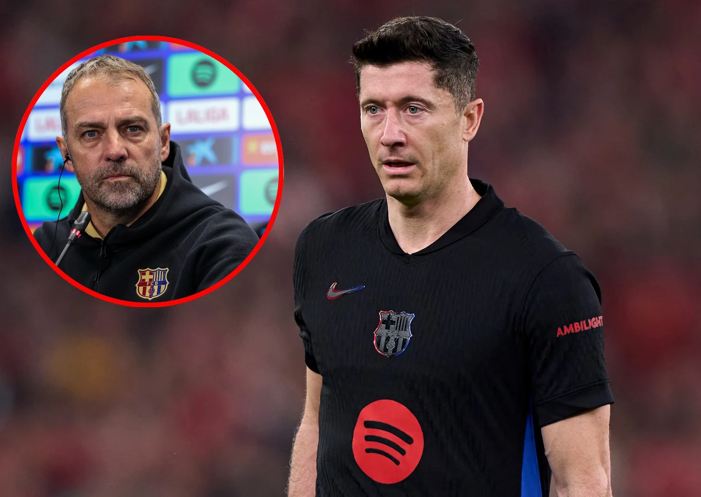 Decyzja Hansiego Flicka mogła zaskoczyć Roberta Lewandowskiego