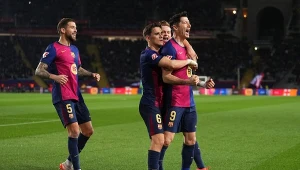 Robert Lewandowski dał Barcelonie w meczu z Rayo Vallecano prowadzenie