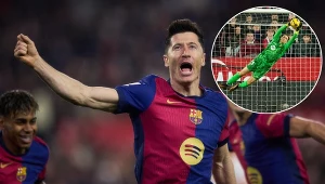 Robert Lewandowski i Wojciech Szczęsny byli w poniedziałek bohaterami Barcelony
