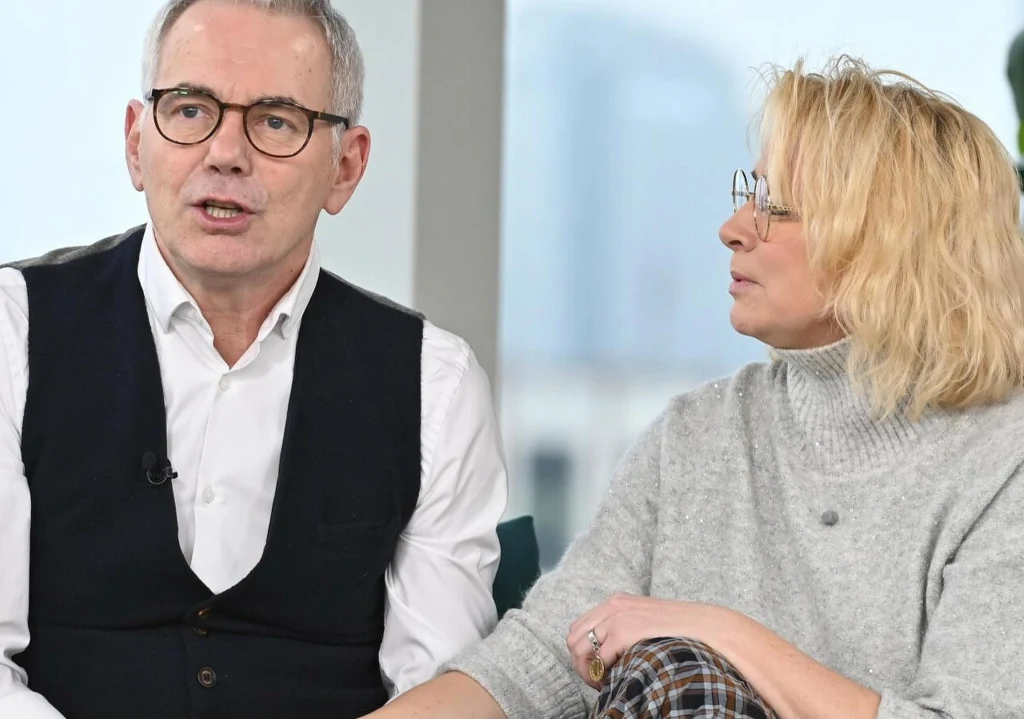 Robert Janowski z żoną Moniką.