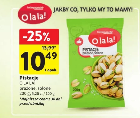 Pistacje prażone O La La!