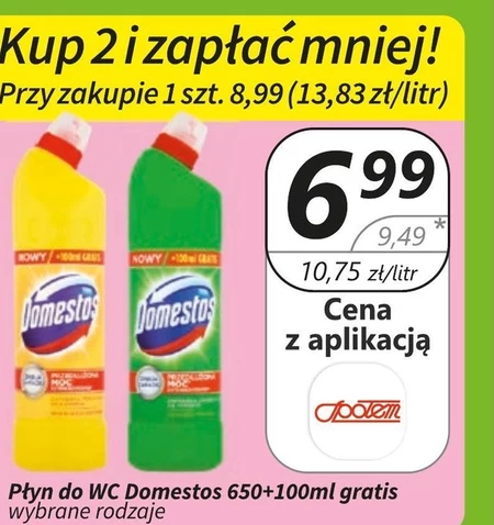 Płyn do czyszczenia wc Domestos