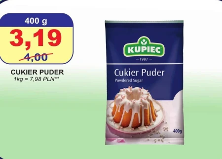 Kupiec Cukier puder 400 g
