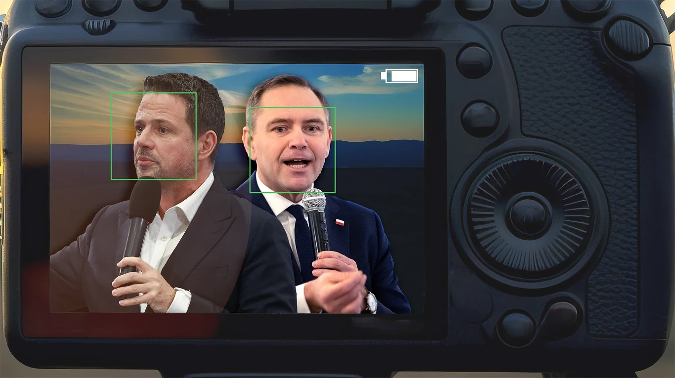 Rafał Trzaskowski i Karol Nawrocki to także pojedynek na zdjęcia. Grafika: Aleksandra Włodarczyk Rafał Trzaskowski i Karol Nawrocki to także pojedynek na zdjęcia. Grafika: Aleksandra Włodarczyk
