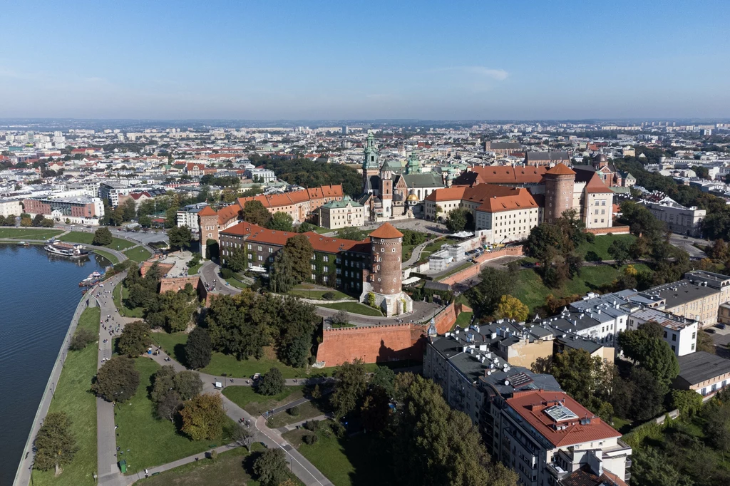 Kraków przyciąga miliony turystów Kraków widok na miasto